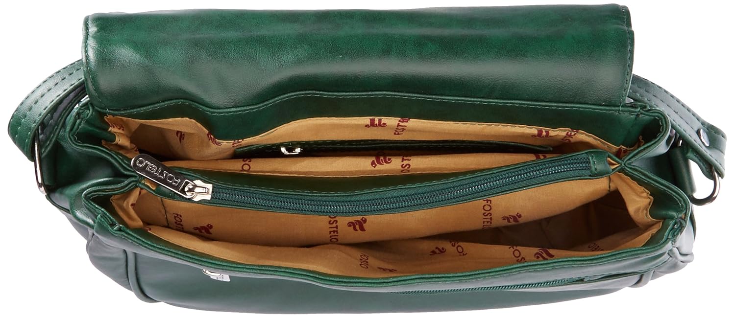 fostelo stylish women's handbag (green) (fsb-308)