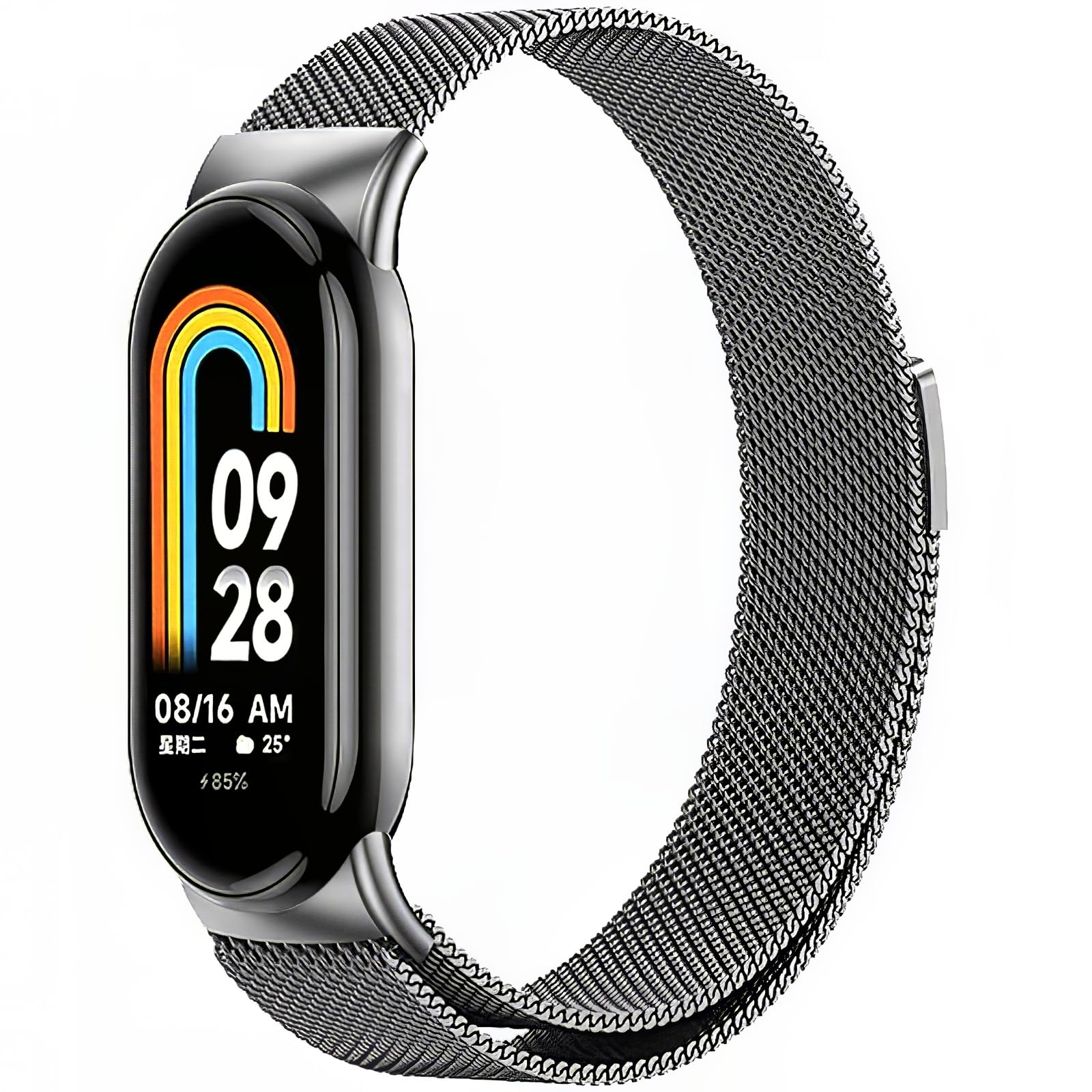 Harikiri Magnetic Straps Compatible with Xiaomi Mi Band 9/8,Metal Replacement Strap for Women and Men