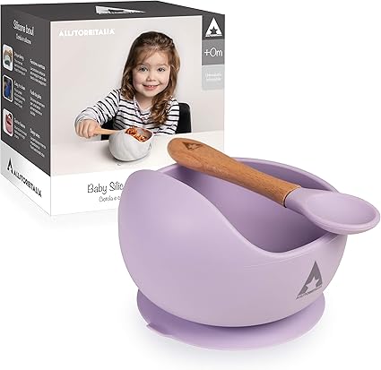 Assiette Bebe Ventouse Pour Le Sevrage Aliments Nouveaute Pour La Petite Enfance Set De Table Bebe Antiderapant Boissons Deuxieme Generation Silicone Micro Ondes Assiette Couvert Bebe Violet Amazon Fr Bebes Puericulture