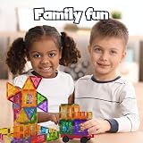 Desire Deluxe Magnetic Tiles Building Blocks Set 100pc Educational Toy view 6
