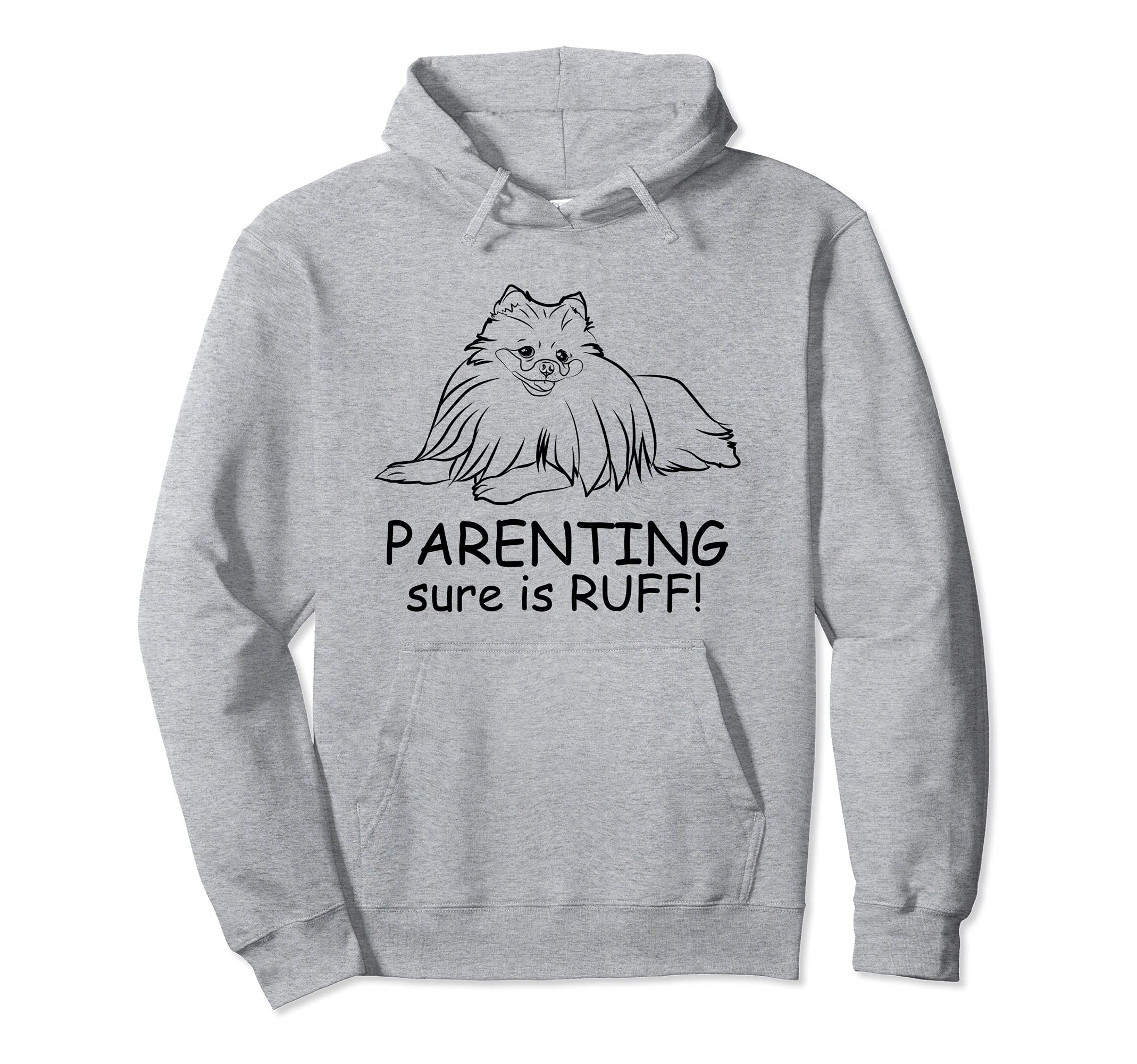 Pomeranian Dog Love-r Cute Funny Dog Mom Pullover Hoodie