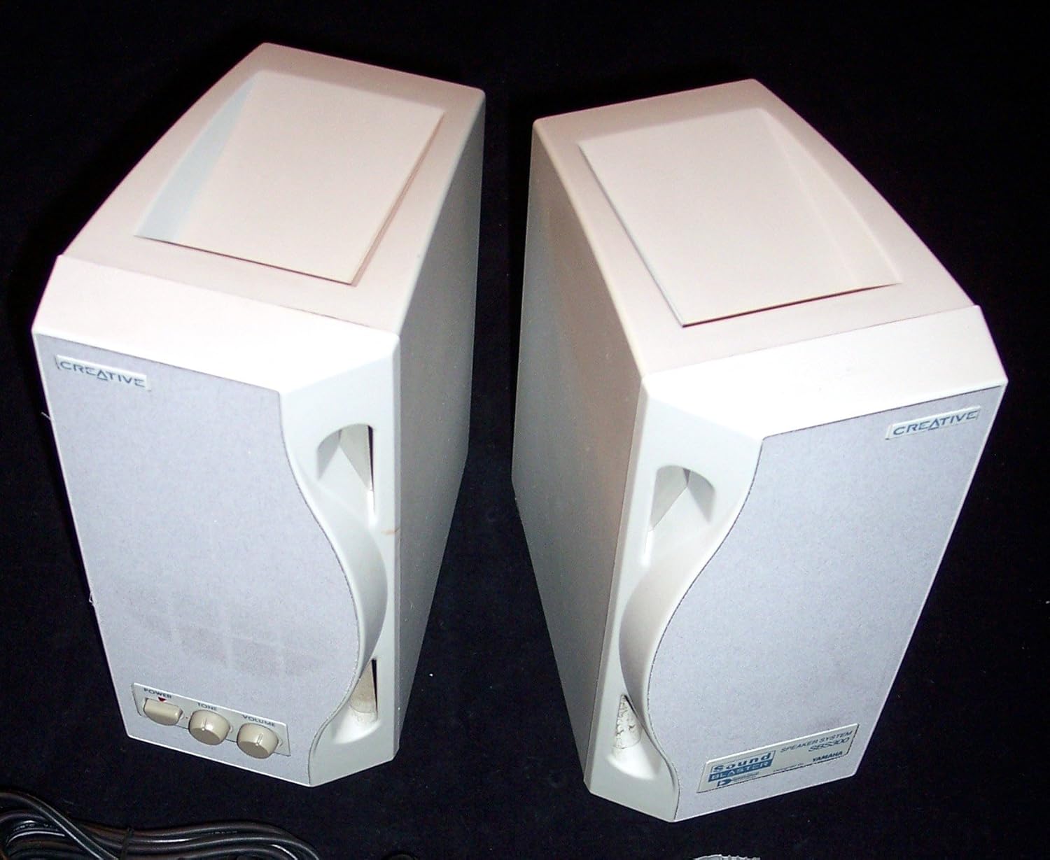 Vintage Computer Speakers CREATIVE Sound Blaster SPEAKER SYSTEM Model