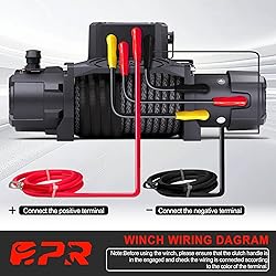 OPENROAD 13500 lb Recovery Winch with Synthetic