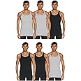 Hanes Men's 6-Pack Tagless Cotton Tank Undershirt