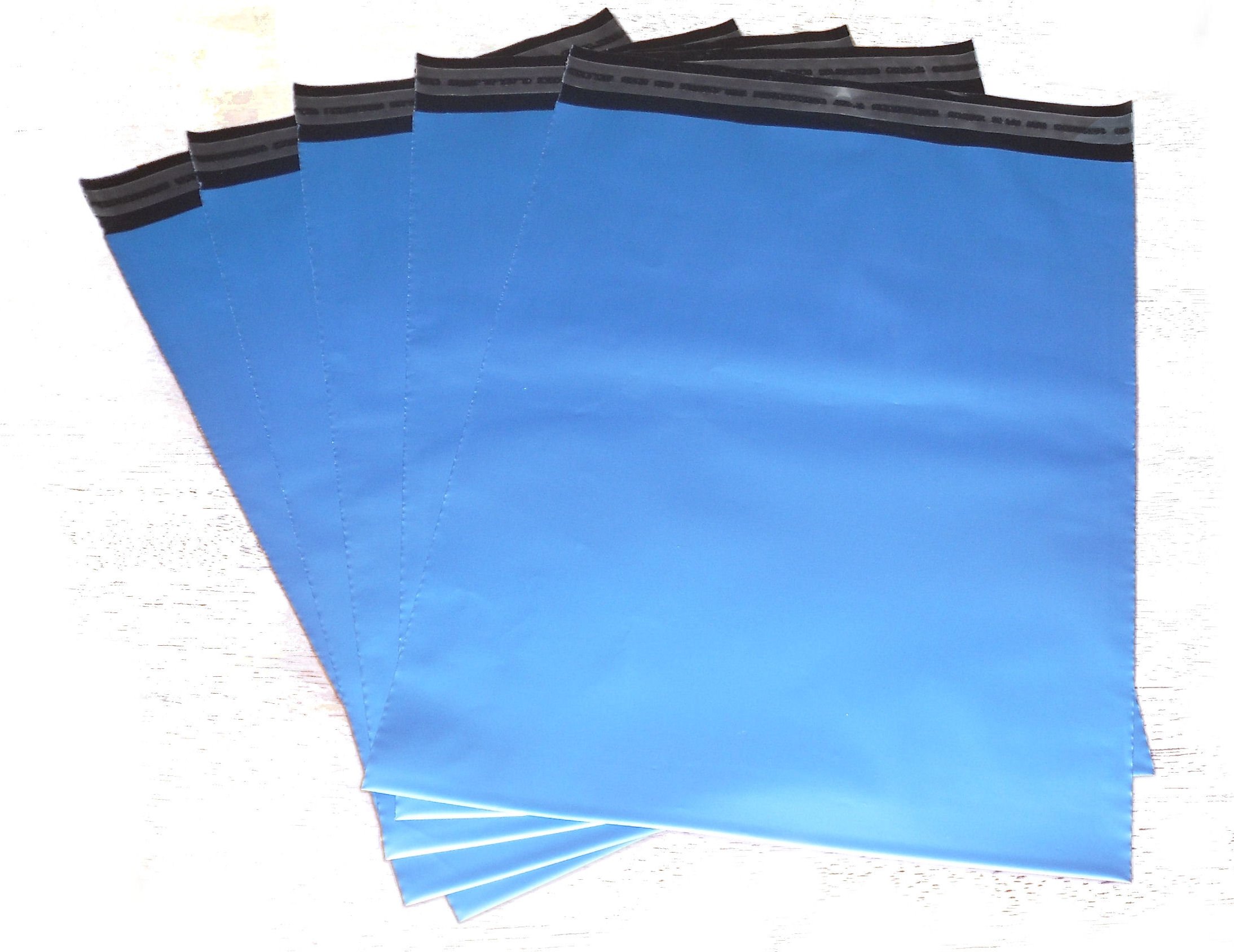 Mailing Bags - Blue Pack of Mixed Sizes of Self Seal Envelopes 9" x 12" / 10" x 14" / 12" x 16" - Pack of 50