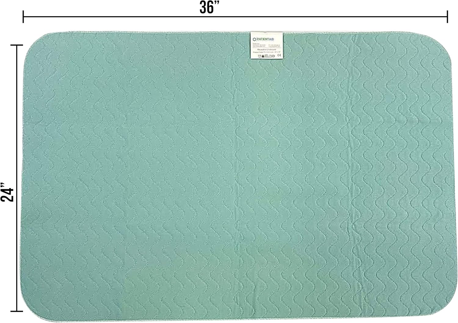 Waterproof Reusable Incontinence Mattress Bedding Protector Liner Underpad, Washable Incontinence Bed Pads, Mattress Protector for Children or Adults, Hospital Premium Quality (24” x 36”): Health & Personal Care