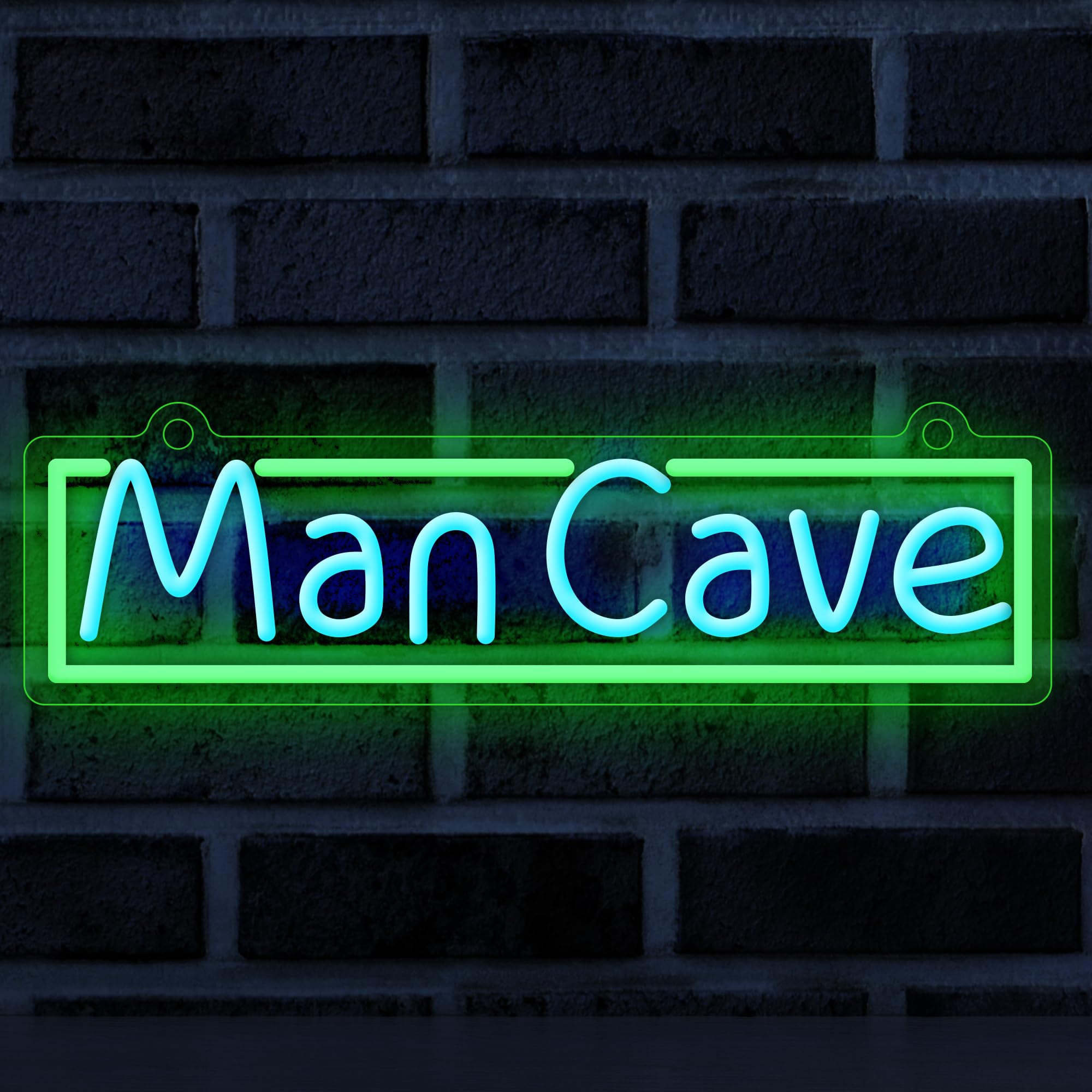 YuanDian Man Cave Neon Sign, Neon Lights for Gamer Room Wall Decor, Gift Ideas for Boys Game Nephew Men Teen Son Grandson