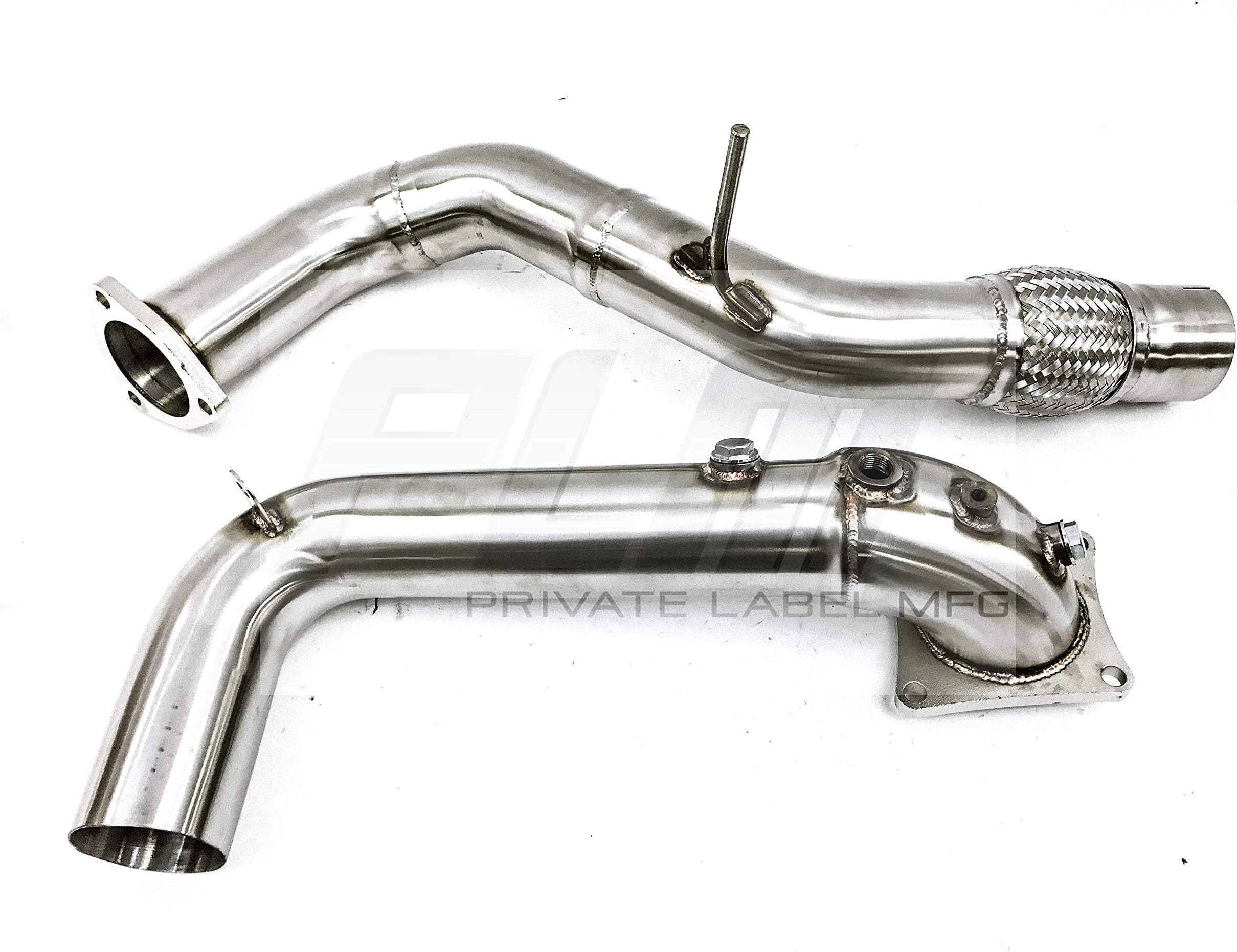 Private Label MFG Power Driven Civic Type R 3in Downpipe & Frontpipe combo 2017+ FK8