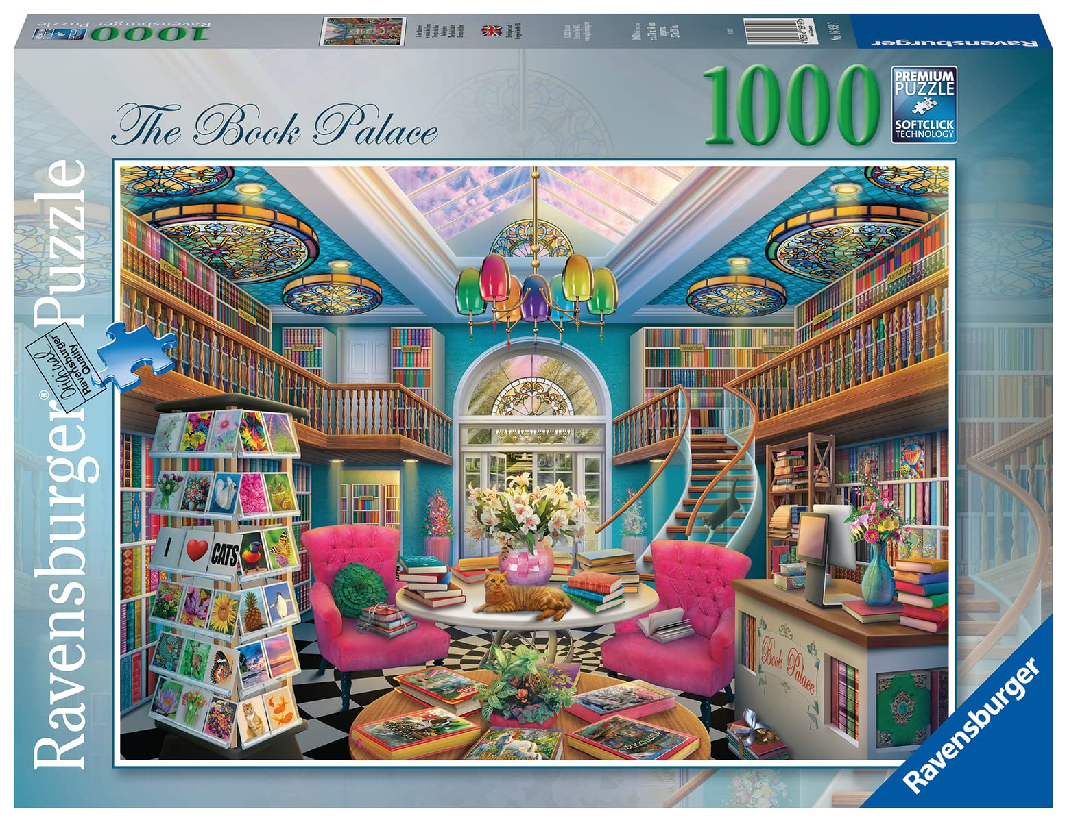 Ravensburger Book Palace 1000 Piece Jigsaw Puzzle for Adults & Kids Age 12 Years Up