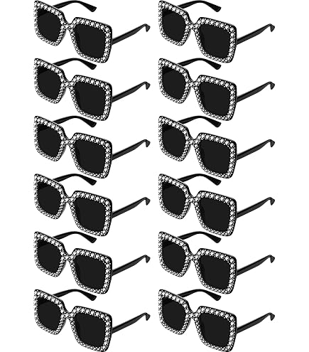 Amazon.com: Pibupibu 12 Pack 70s Disco Party Rhinestone  display picture 1