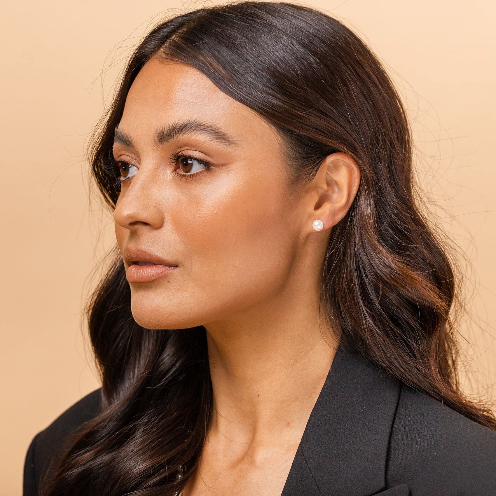 Sterling Silver Pearl Earrings