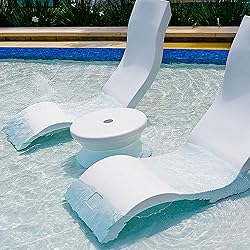 Ledge Lounger in-Pool Side Table with Umbrella Hole