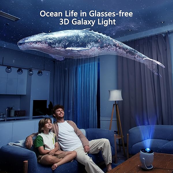 3D GALAXY PROJECTOR, AIRIVO 3D VISUAL STAR PROJECTOR WITH 90 3D SCENES, PLANETARIUM PROJECTOR WITH BLUETOOTH SPEAKER, MOVING STARS, NIGHT LIGHT PROJECTOR FOR ROOM DECOR, KIDS ADULTS, CHRISTMAS GIFTS