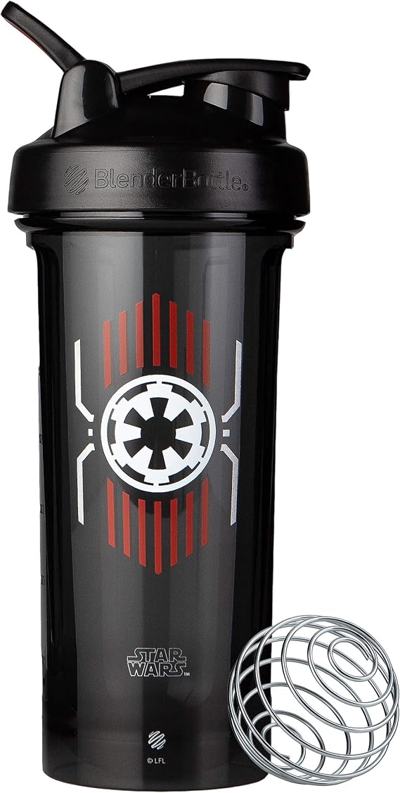 BlenderBottle Star Wars Pro Series 28Ounce Shaker Bottle, Empire Badge