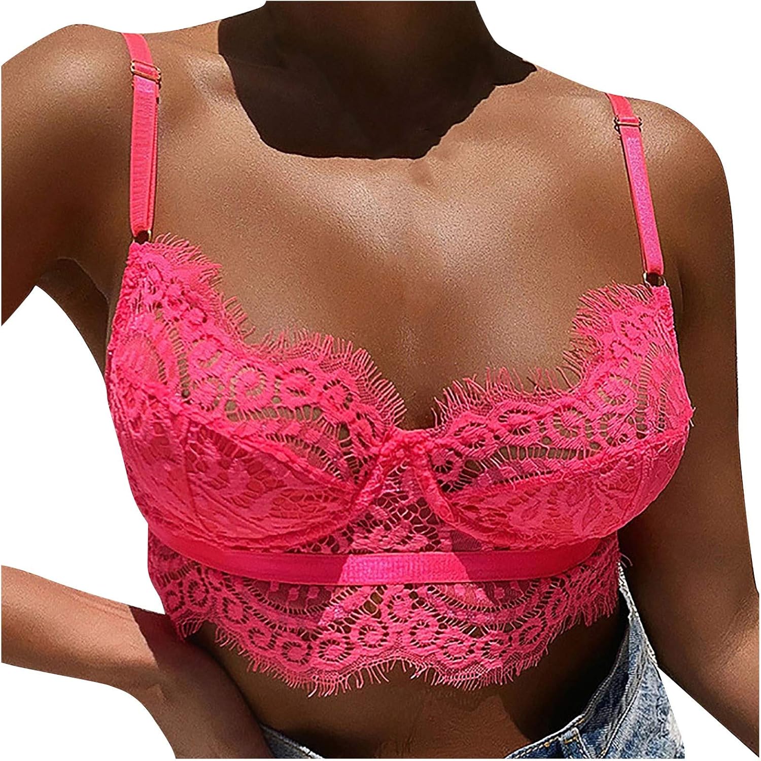 Women Camisole Bra V Neck Bralette Bra Sexy Bras Tank Top Undershirt