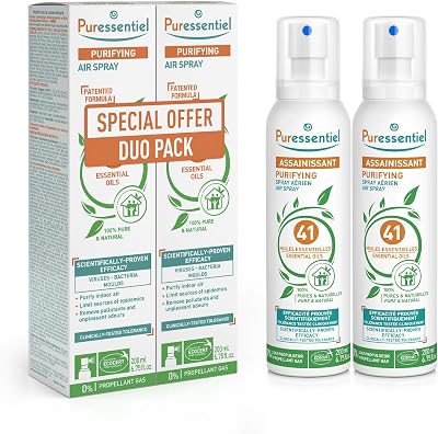 Puressentiel DUO Pack Purifying Air Spray 200 ml 100% Natural