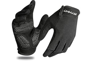 RYMNT Full Fingers Workout Gloves for Women & Men - Gym Gloves with Extra Grip Foam Padding & Anti-Slip for Fitness, Training & Cycling