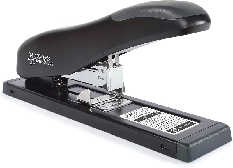 Rapesco 1276 ECO HD-100 Heavy Duty Stapler 100 Sheet Capacity Black