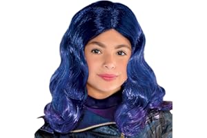 Party City Descendants 3 Mal Wig Halloween Costume Accessory for Girls, One Size