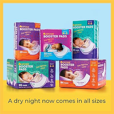 Buy Sposie Overnight Diaper Booster Pads For Nighttime Leak Protection 180 Inserts Pads No Adhesive For Easy Repositioning Disposable Fits Diaper Sizes 4 6 For Infants And Toddlers Online In Indonesia B00cxvo32u
