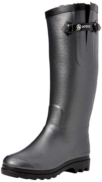 aigle women's aiglentine fur wellington boots