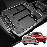 Zaqmru Center Console Organizer Fit for Dodge RAM 1500 2500 3500 2013-2018 | Only for Bucket Seat Center Console, Upgraded Soft Silicone Material, for Ram 1500 Center Console Organizer