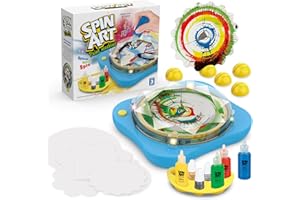 CHILPALS Arts and Crafts for Kids Ages 4-8,Paint Spin Art Machine for Kids,Art Craft Set for 6-9 Year Old,Painting Spinner Toys Kits Set,Art Supplies Birthday Gifts for Boy Girl Ages 6 7 8 9 10 11 12 13