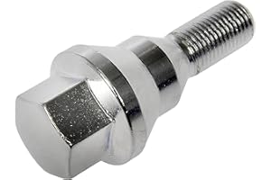 Dorman 611-006 M12-1.25 Wheel Bolt - 19mm Hex, 23mm Thread Length Compatible with Select Chrysler/Dodge Models, 10 Pack