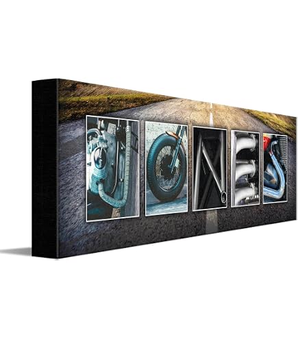 Photo Harley Davidson Encadrée Signée Dave Barnhouse - Impression D'art, 23x34 Pouces