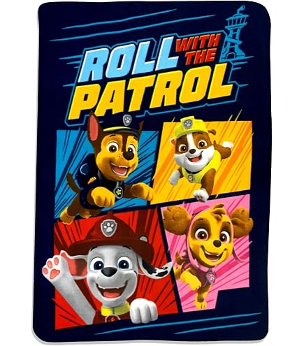 Nickelodeon Paw Patrol 'Holiday Treat' Sherpa Blanket – Oversized Reversible Throw For Kids, 62x90 Inches