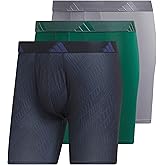 adidas Men's Microfiber Boxer Briefs Underwear (Multipack) Athletic Stretch-Fit