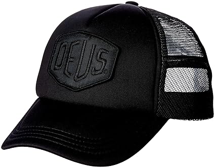 Deus Trucker Cap BAYLANDS Black Schwarz