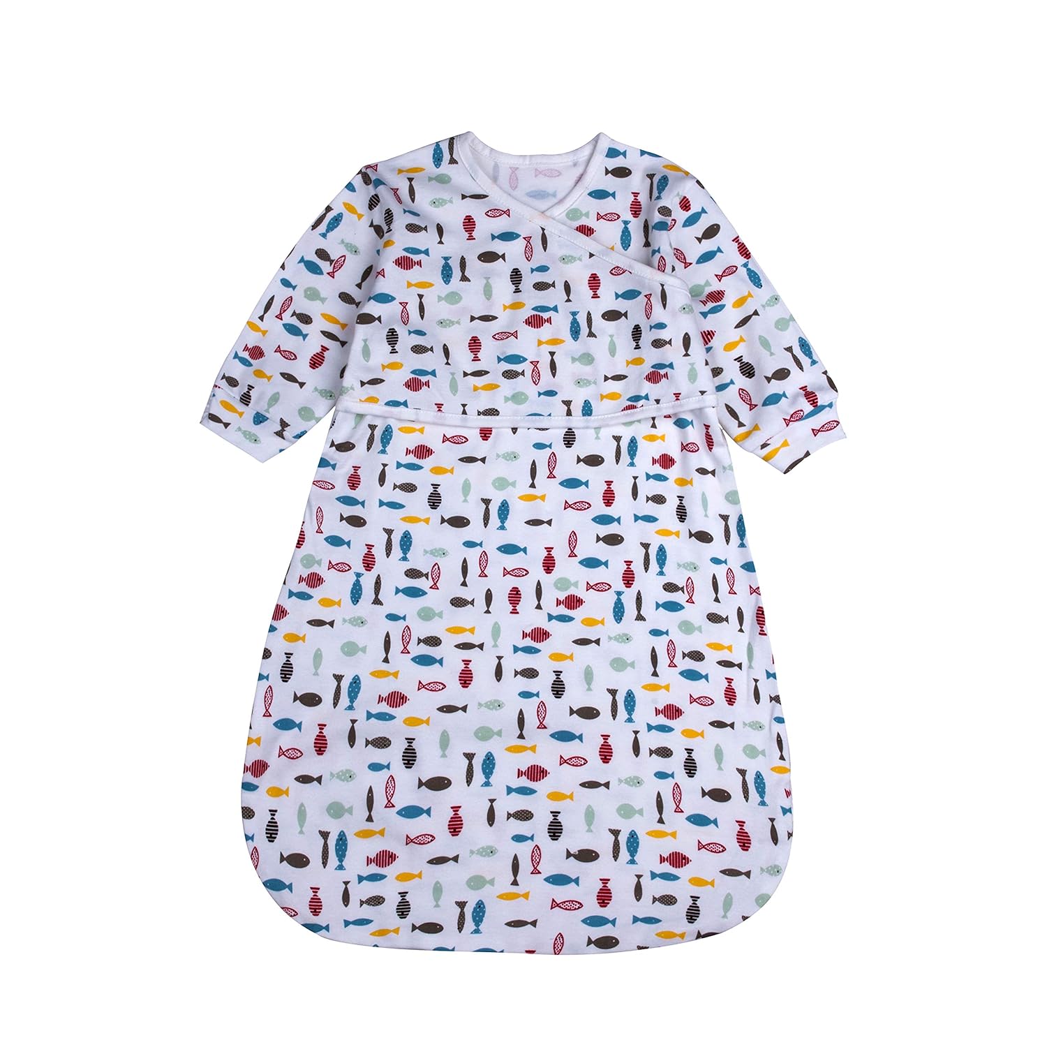 cotton sleep sack with sleeves