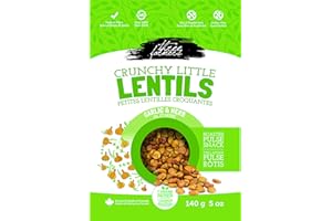 THREE FARMERS Garlic & Herb Crunchy Little Lentils, 140 GR