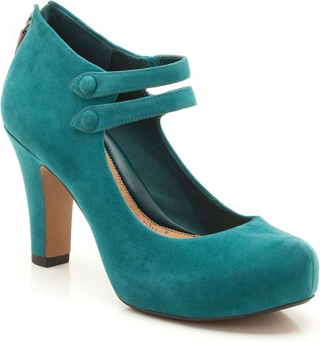 Clarks Womens Smart Concert Piano Suede Shoes in Green Clarks Womens Smart Concert Piano Suede Shoes in Green