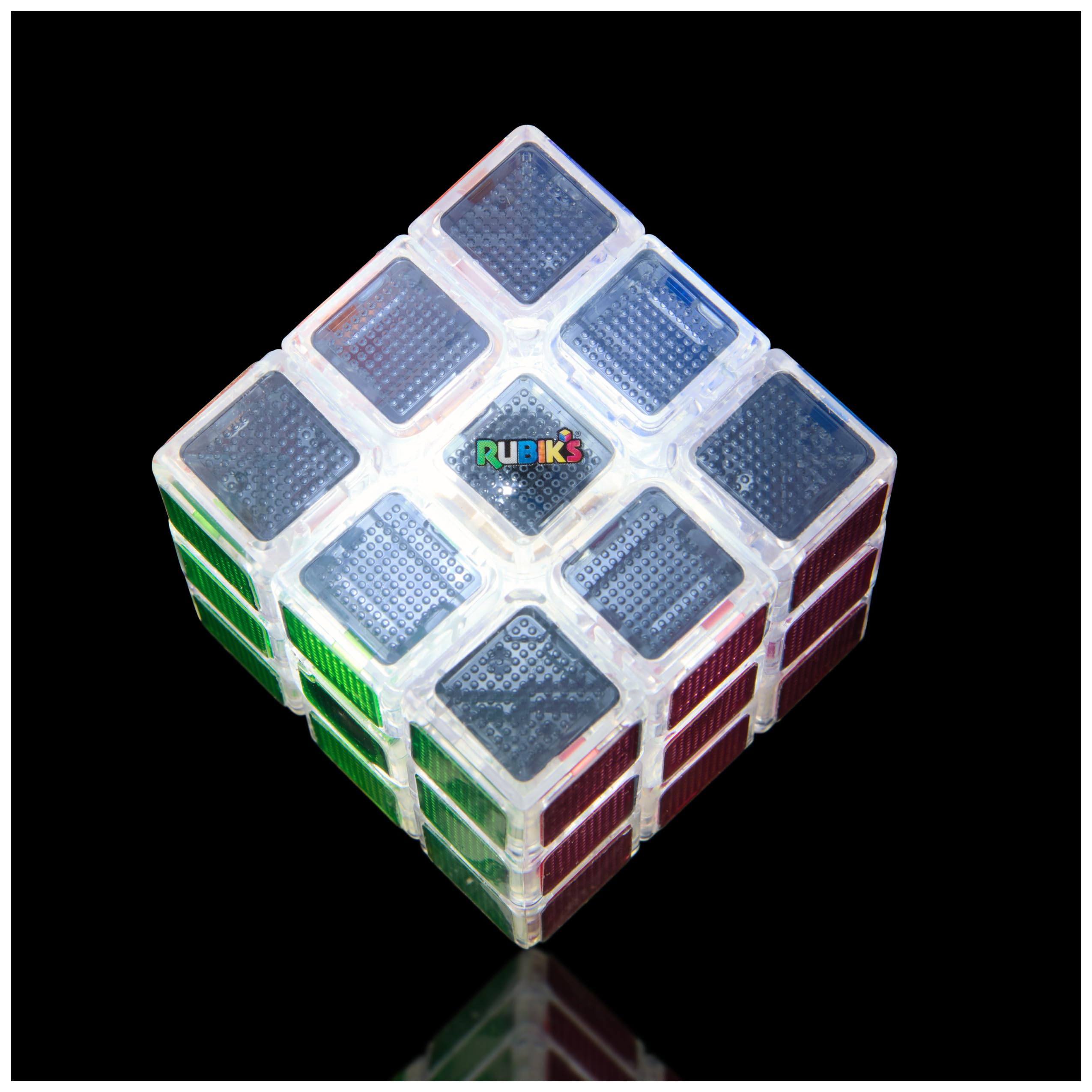 Rubik’s Cube, Pulse Cube, Light-Up Brain Teaser Puzzle for Speed Cubers, Solve The Puzzle Before The Lights Turn Off, Problem-Solving Brain Teaser & Fidget Toy, Stocking Stuffers for Ages 8 & Up