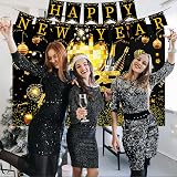 Tbczvx 16 Pcs New Year Decorations 2025 Party Kit - Elegant & Festive view 6