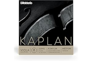 D'Addario Kaplan Solutions Viola Single A String, Long Scale, Medium Tension