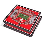 YouTheFan NFL Tampa Bay Buccaneers 3D StadiumView Coasters - Raymond James Stadium