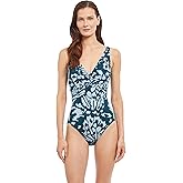 Gottex Women's Standard Miss Butterfly V-Neck Thin Strap One Piece