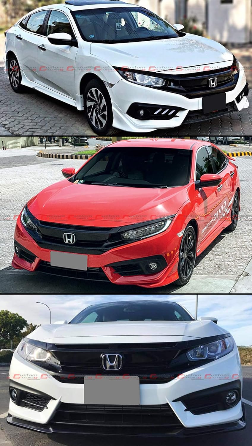 custom truck grills billet grills on Amazon Com Jdm Si Rs Style Black Front Hood Grill Grille Eye Lid Replacement Compatible With 2016 2019 Honda Civic 10th Gen Automotive
