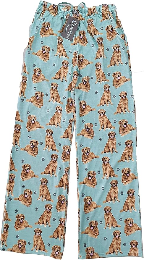 golden retriever flannel pajamas