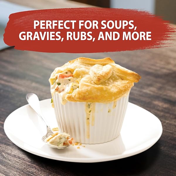 MINOR’S CHICKEN BASE, GREAT FOR SOUP BROTH, GRAVY, AND SAUCES, NO ADDED MSG, 16 OZ TUB