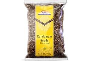 RANI BRAND AUTHENTIC INDIAN PRODUCTS Rani Cardamom (Elachi) Decorticated Seeds Indian Spice 3.5oz (100g) ~ All Natural | Vegan | Gluten Friendly | NON-GMO | Kosher | Indian Origin