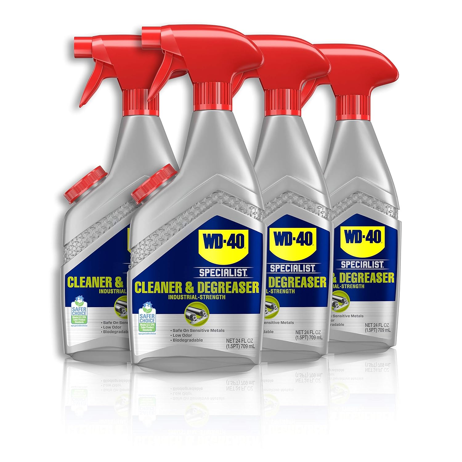 WD-40 Specialist Cleaner & Degreaser, 24 OZ [Non-Aerosol Trigger] [4-Pack]: Industrial & Scientific