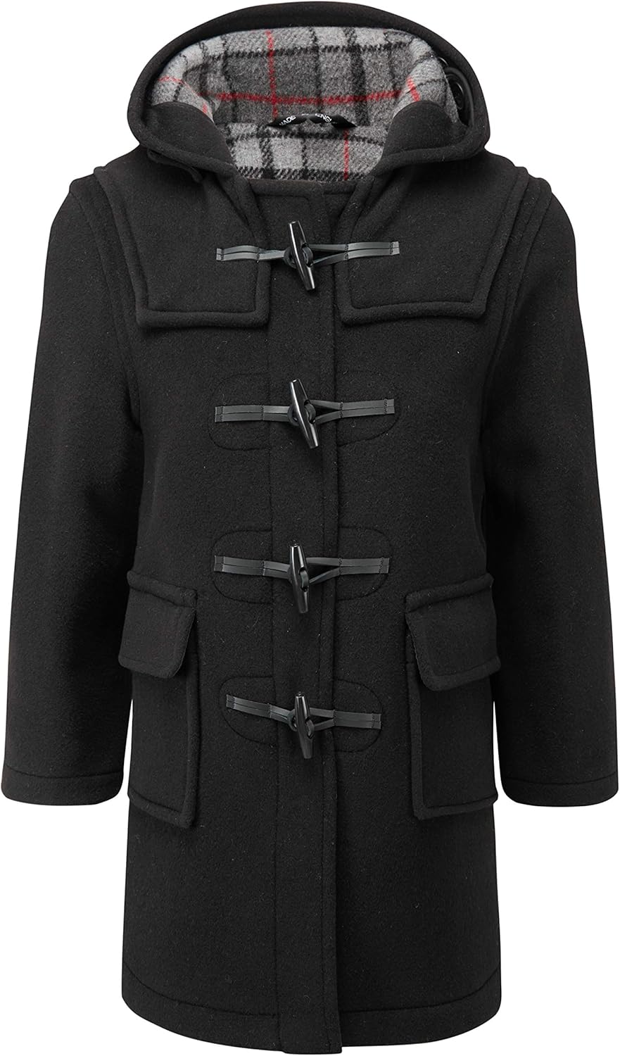 Original Montgomery Kids Classic Duffle Coat Black Amazon.co.uk Clothing