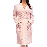 NY Threads Women's Robe Soft Knit Waffle Bathrobe Lightweight Knee-Length Loungewear