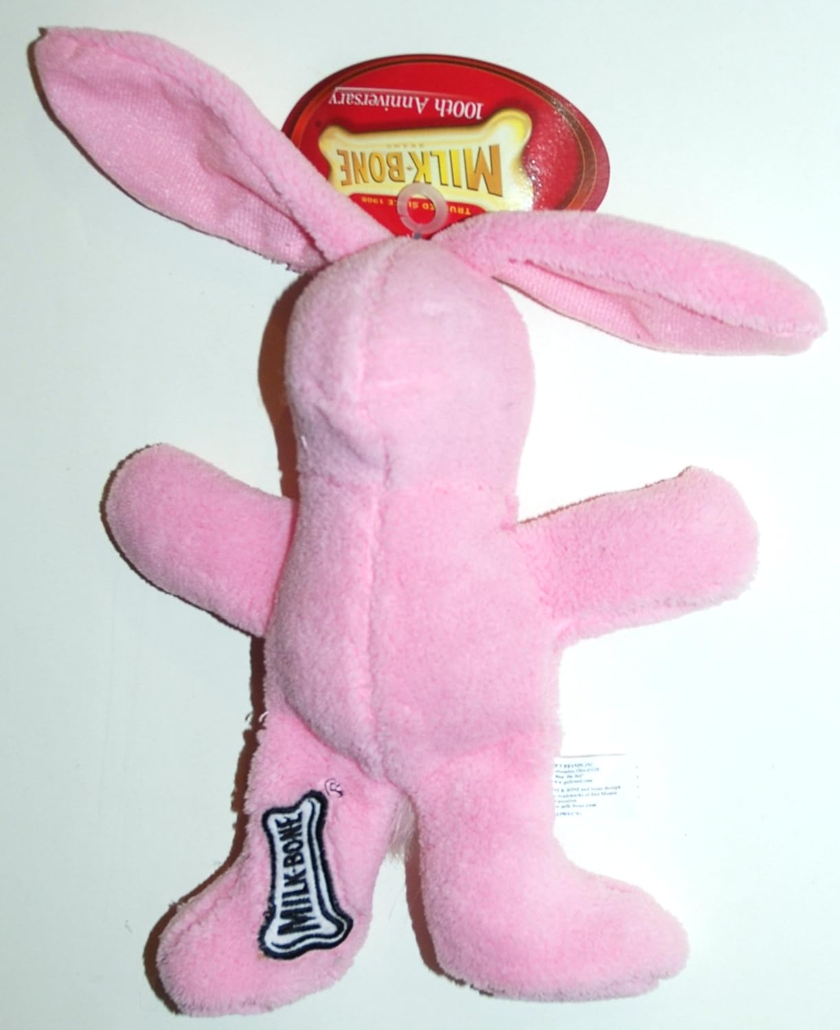 milk bone dog toy plush