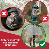 Spares2Go Squirrel Baffle Dome Kit 40cm Universal Fitting Bird Feeder Guard view 3