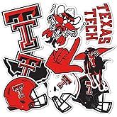 Desert Cactus Texas Tech University Sticker TTU Red Raiders Sticker Vinyl Decals Laptop Water Bottle Car Scrapbook Sheet T2 (Type 2)